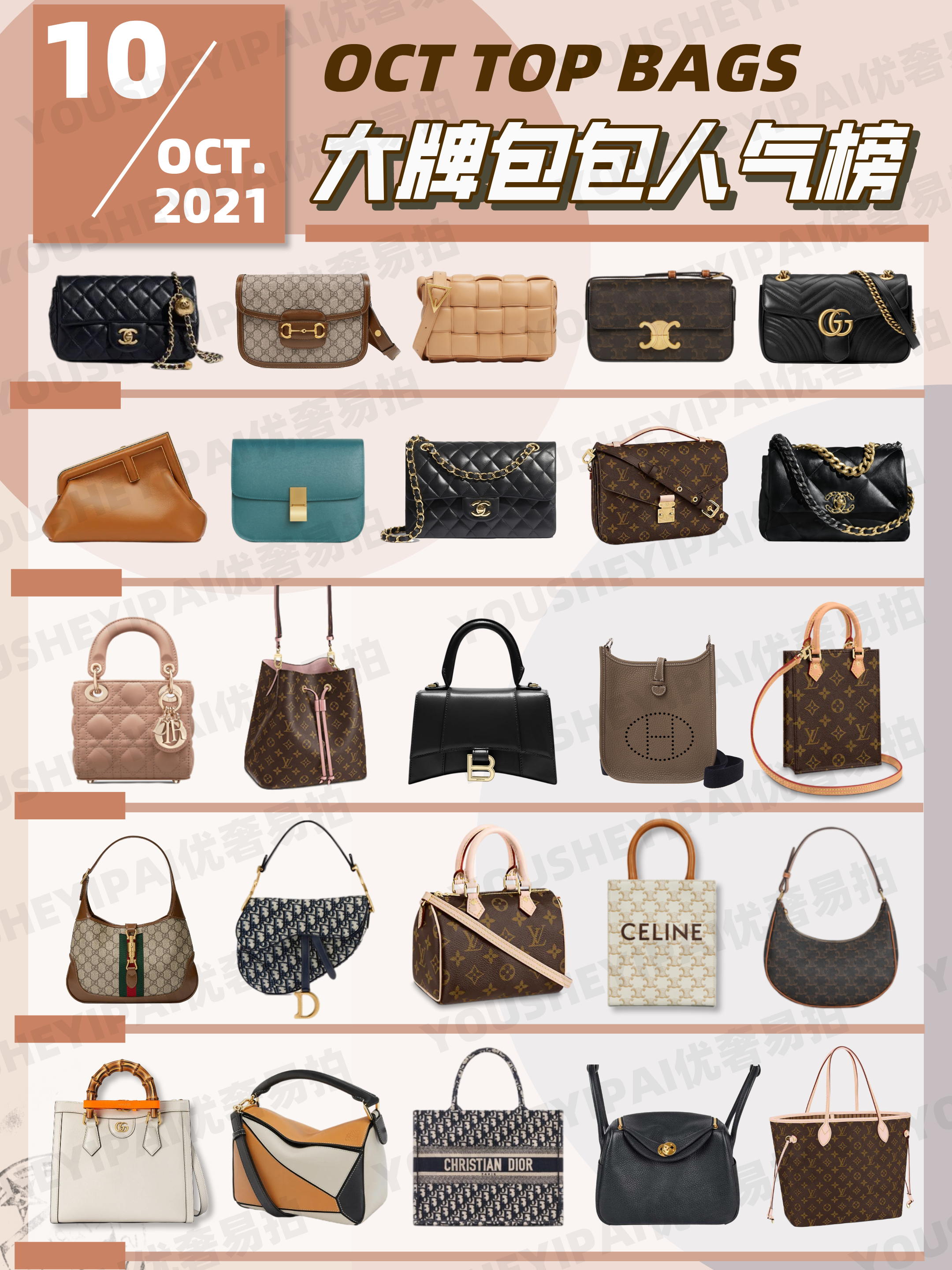 奢侈品包包排行榜图片，奢侈品包包排行榜